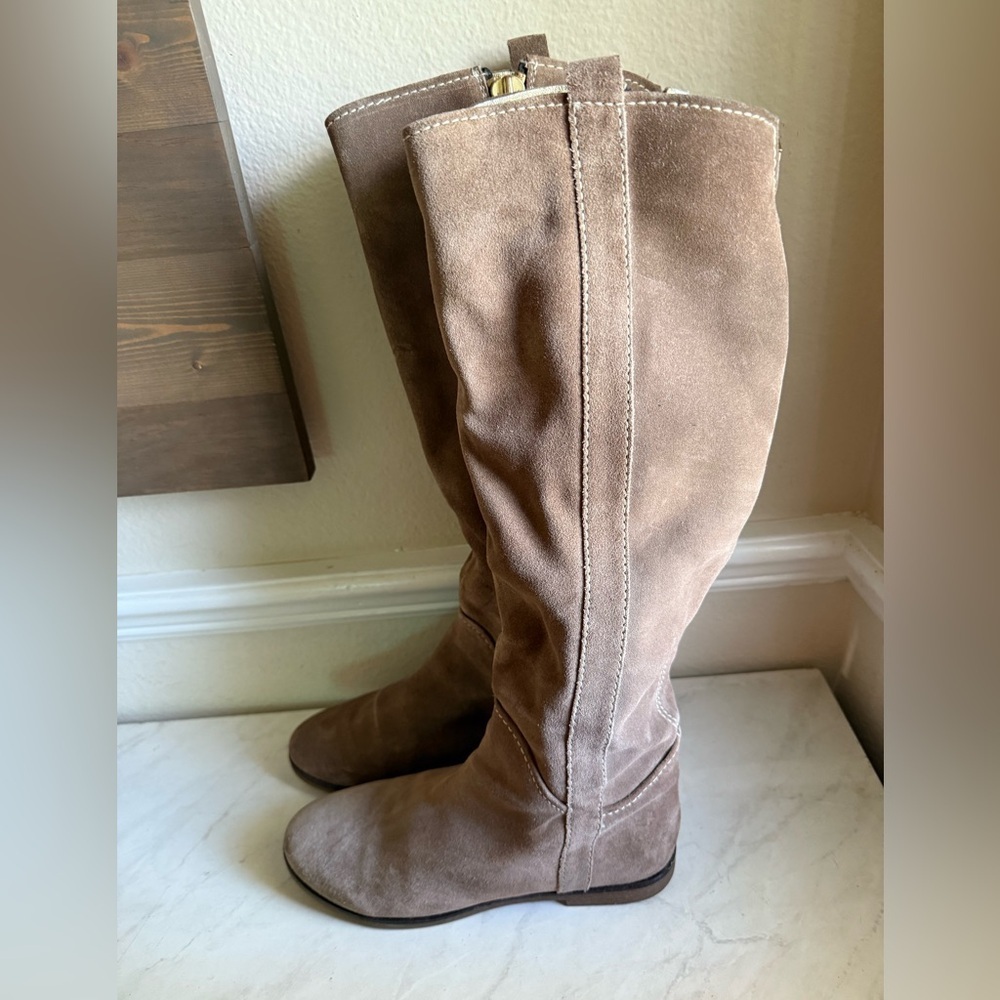 Ted Baker Tan Over the Knee Boots - Picture 3 of 10